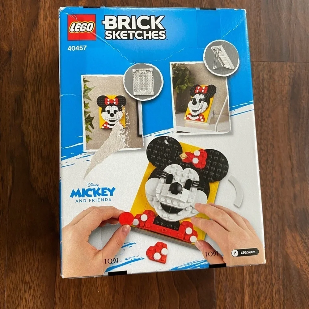 New! LEGO Brick Sketches: Disney Minnie Mouse Building Set (40457)